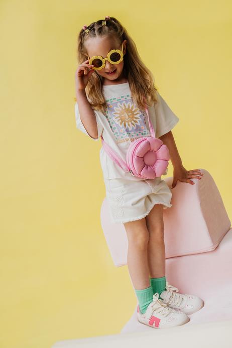 Tee-shirt manches courtes en jersey de coton à motif fille vue5 - GEMO 4G FILLE - GEMO