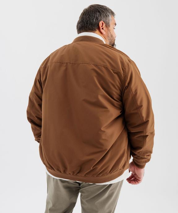 Blouson zippé style bombers homme vue11 - GEMO 4G HOMME - GEMO
