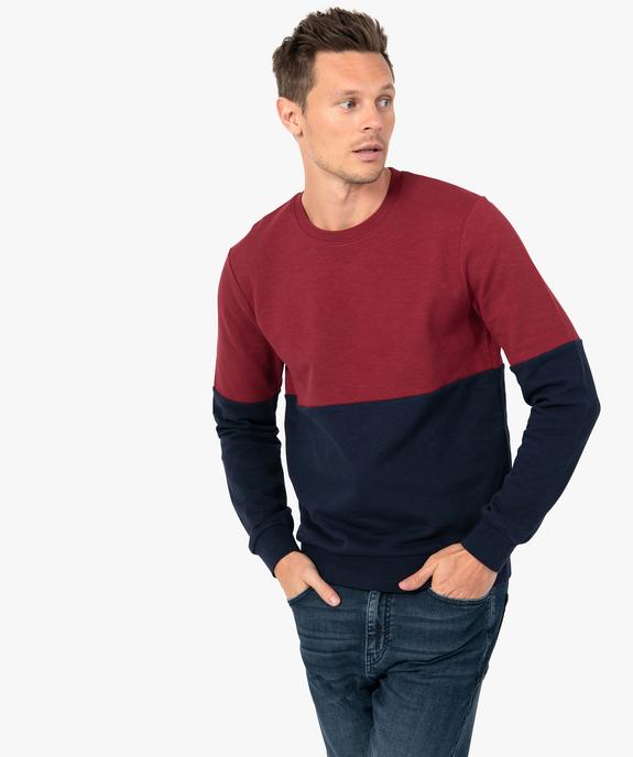 Sweat homme bicolore vue1 - GEMO (HOMME) - GEMO