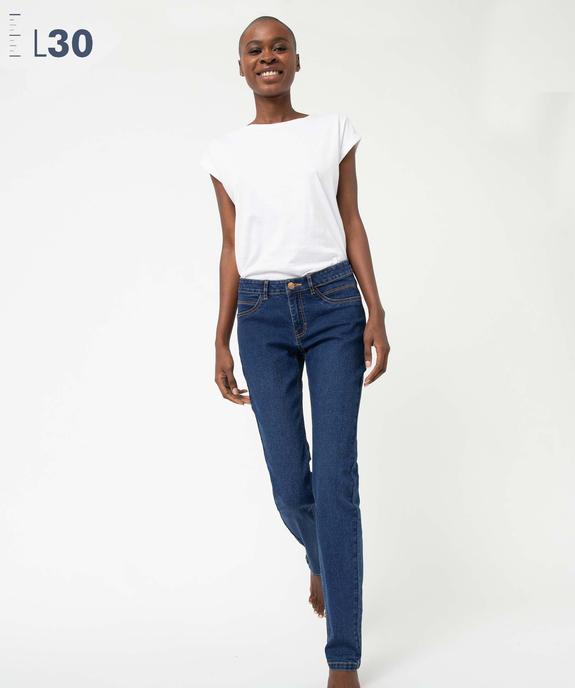 Jean femme coupe Regular stretch - L30 vue1 - GEMO 4G FEMME - GEMO