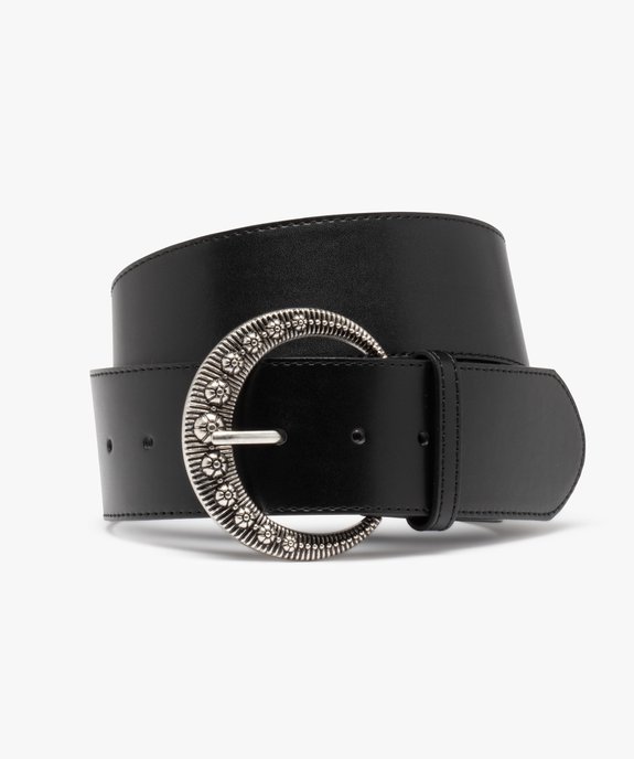 Ceinture femme très large avec boucle travaillée vue1 - GEMO (ACCESS) - GEMO
