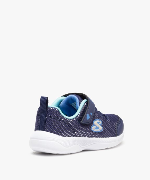 Baskets fille effet pailleté - Sketchers  vue4 - SKECHERS - GEMO
