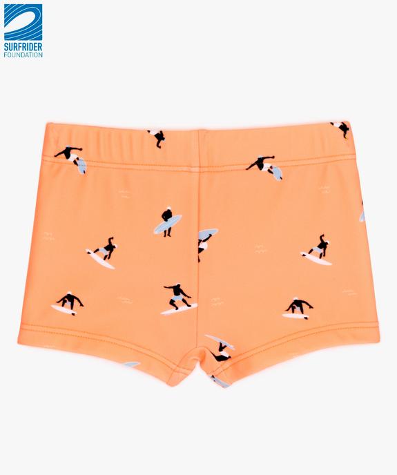 Maillot de bain bébé garçon motifs surfeurs en polyester recyclé - Gémo x Surfrider vue1 - SURFRIDER DTR - GEMO