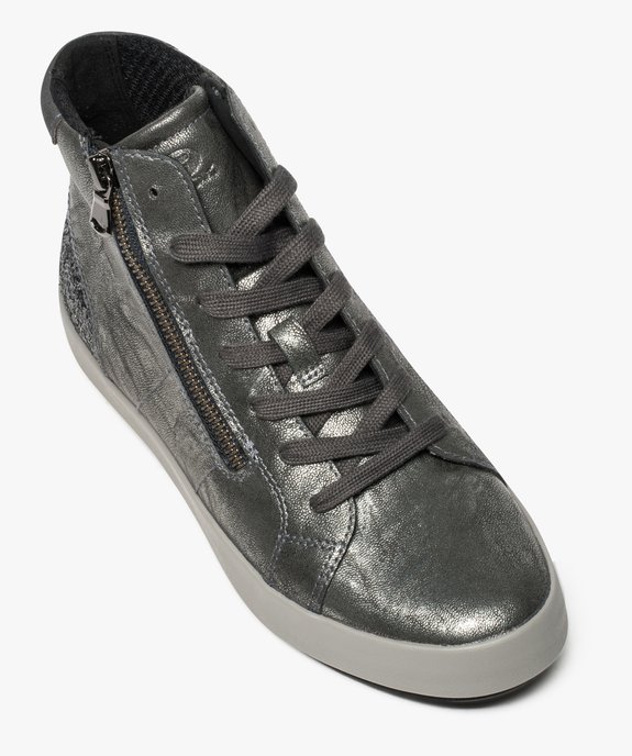 Baskets montantes pour femme au coloris irisé - Geox vue5 - GEOX - GEMO