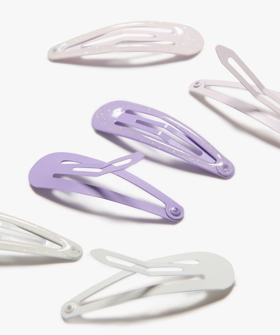 Barrette à cheveux pailletées fille (lot de 6) vue2 - GEMO (ACCESS) - GEMO