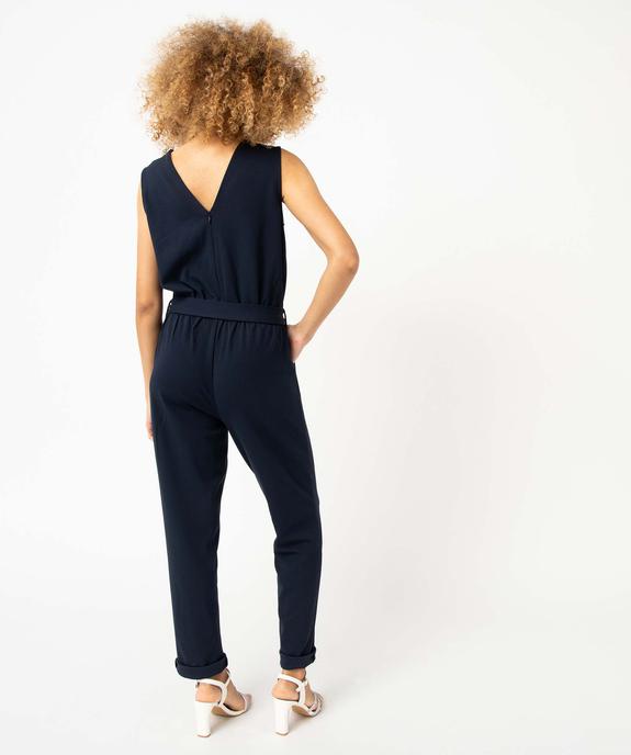Combinaison pantalon femme avec haut cache-coeur vue3 - GEMO 4G FEMME - GEMO