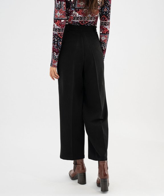 Pantalon à pinces longueur 7/8ème femme vue3 - GEMO(FEMME PAP) - GEMO