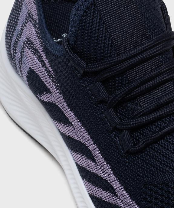 Baskets basses running en mesh à lacets femme - Valentina Baldano vue6 - VALENTINA BALDA - GEMO