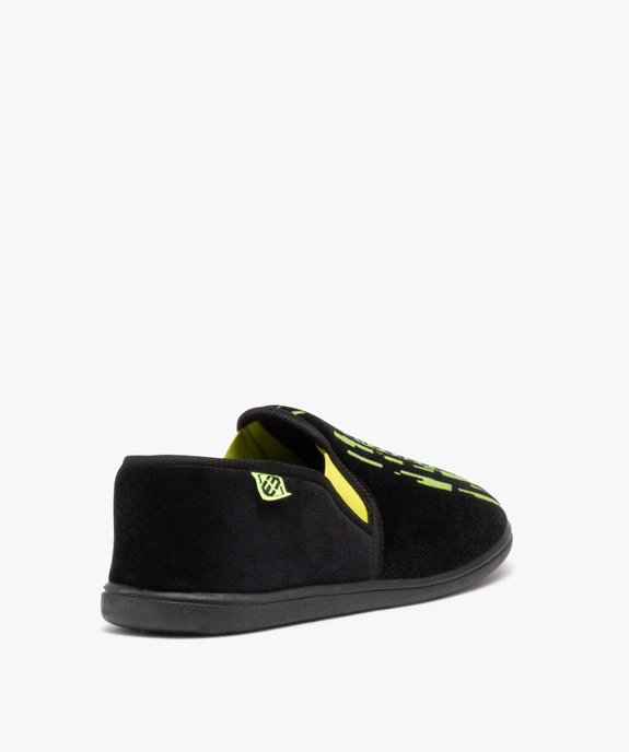 Chaussons en velours imprimé garçon - Freegun vue4 - FREEGUN - GEMO