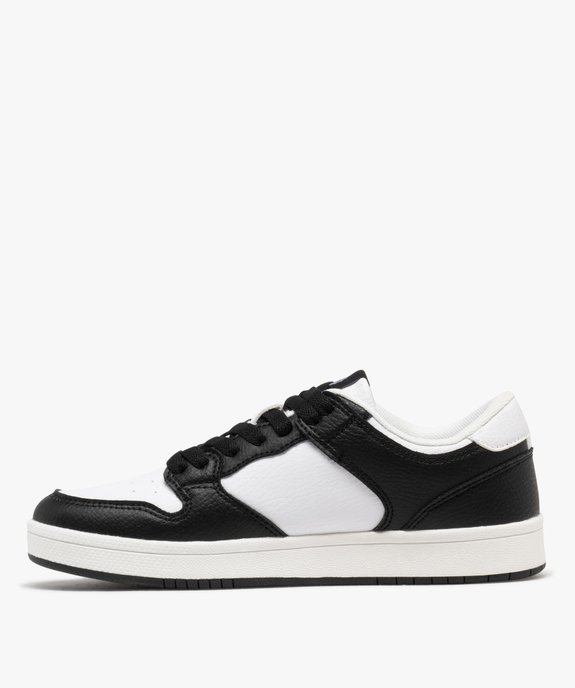 Baskets basses bicolores et grainées femme - Camps United vue3 - CAMPS GEMO FOR GOOD - GEMO
