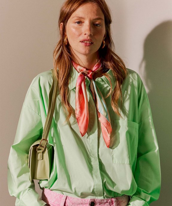 Foulard femme multicolore en matière satinée vue6 - GEMO (ACCESS) - GEMO