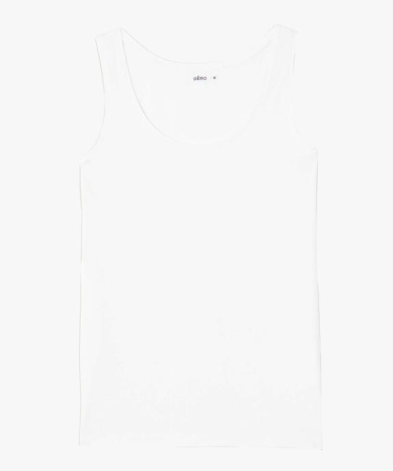 Débardeur femme uni col rond vue4 - GEMO(FEMME PAP) - GEMO