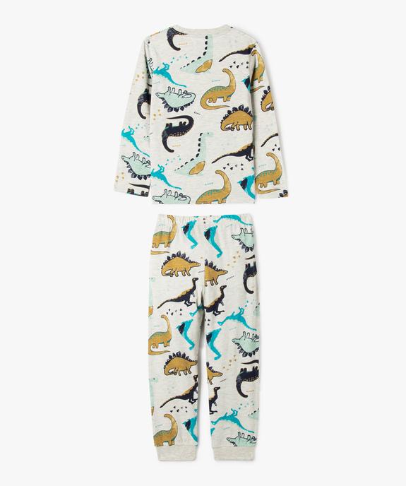 Pyjama en coton 2 pièces à motif dinosaures garçon vue3 - GEMO 4G GARCON - GEMO