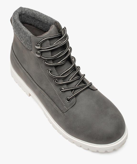 Chaussures montantes Homme à semelle crantée - Les Supaires vue5 - GEMO (CASUAL) - GEMO