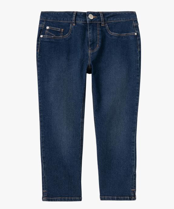 Pantacourt femme en jean coupe Slim vue10 - GEMO 4G FEMME - GEMO