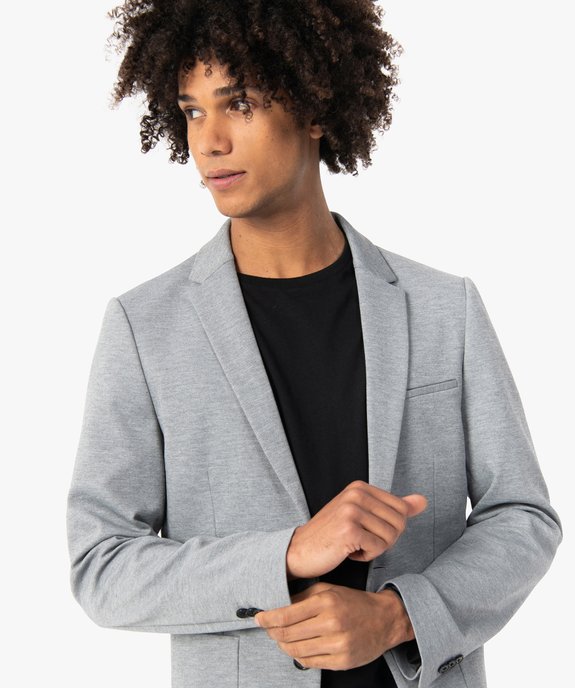Veste homme en toile extensible vue2 - GEMO (HOMME) - GEMO