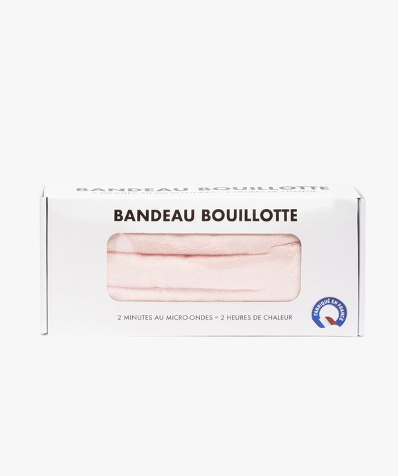 Bandeau bouillotte à chauffer au micro-ondes vue1 - GEMO - GEMO