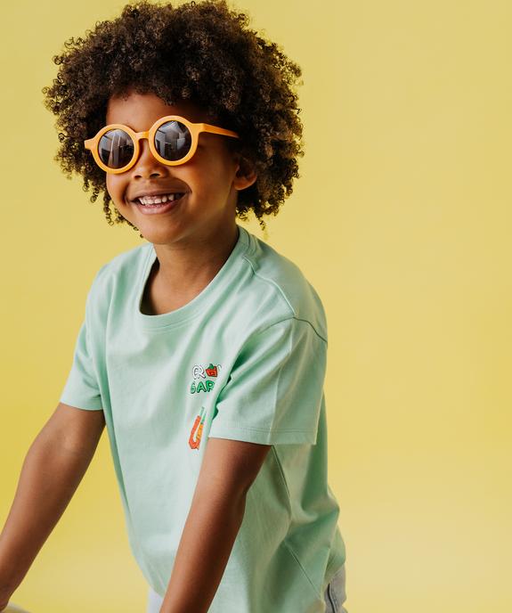 Tee-shirt manches courtes motif poitrine et dos garçon - Grow a Garden vue4 - GROW A GARDEN - GEMO