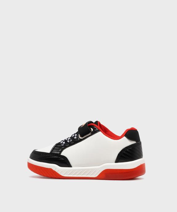 Baskets à scratch à motif voiture avec semelle lumineuse garçon - Hot Wheels vue3 - HOT WHEELS - GEMO