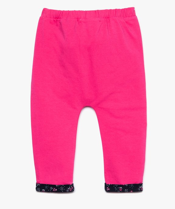 Pantalon bébé fille en maille extensible - Lulu Castagnette vue2 - LULUCASTAGNETTE - GEMO