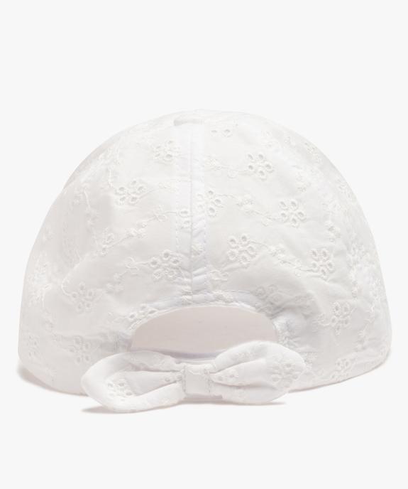Casquette brodée avec inscription pailletée fille vue3 - GEMO 4G FILLE - GEMO