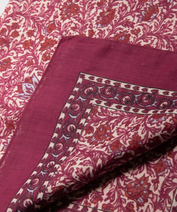 Foulard en coton à motifs fleuris femme vue4 - GEMO (ACCESS) - GEMO