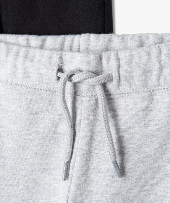 Pantalon de jogging bébé garçon en maille intérieur molletonné (lot de 2) vue2 - GEMO 4G BEBE - GEMO