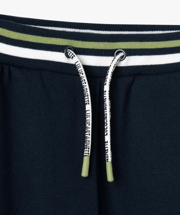 Pantalon de jogging coupe large garçon vue3 - LULUCASTAGNETTE - GEMO