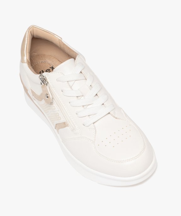 Baskets confort avec lacets et zip femme vue5 - G'FLEX GEMO FOR GOOD - GEMO