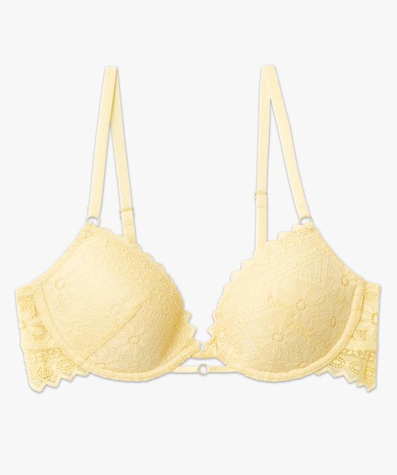 Soutien-gorge corbeille en dentelle avec coques vue4 - GEMO(HOMWR FEM) - GEMO