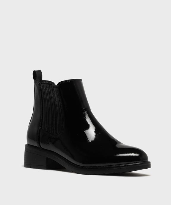 Boots Chelsea vernis femme - Valentina Baldano vue2 - VALENTINA BALDA - GEMO