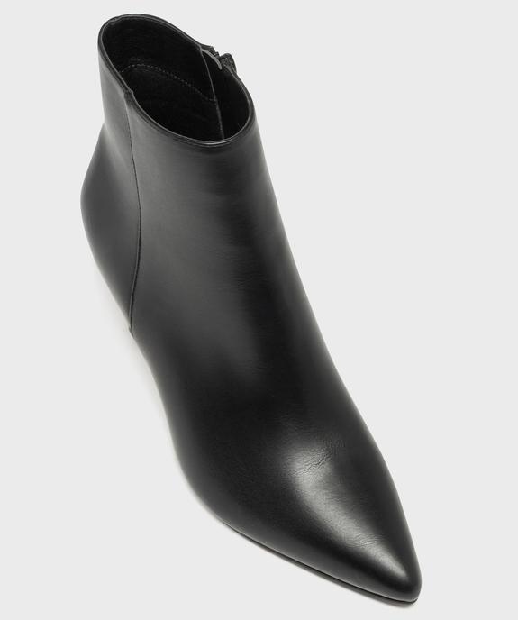 Bottines à talon fin et bout pointu femme - Follow Me vue5 - FOLLOW ME G4G - GEMO