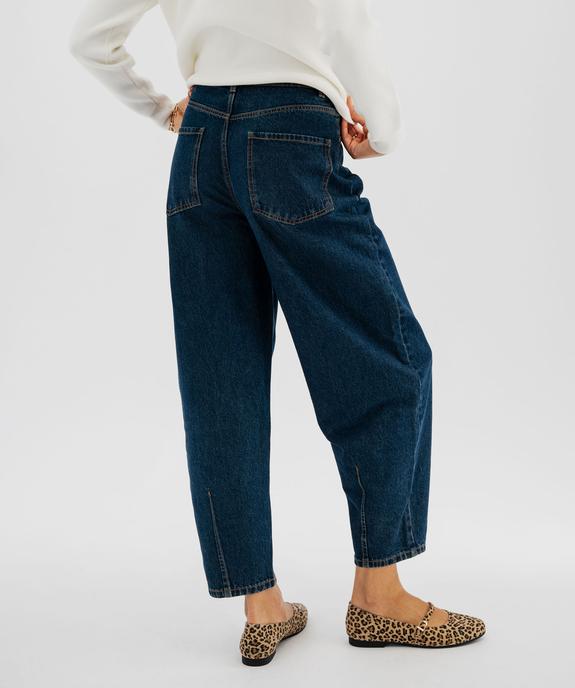 Jean mom taille haute femme vue4 - GEMO 4G FEMME - GEMO