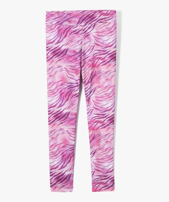 Legging de sport long à taille haute élastiquée fille vue2 - GEMO (ENFANT) - GEMO