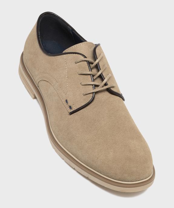 Derbies dessus suédine homme - Mario Baldano vue5 - MARIO BALDANO - GEMO