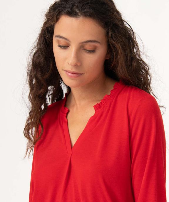 Tee-shirt femme à manches 3/4 vue2 - GEMO 4G FEMME - GEMO