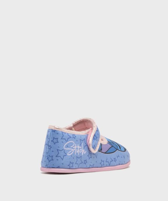 Chaussons babies en velours imprimé fille - Stitch vue4 - LILO & STITCH - GEMO