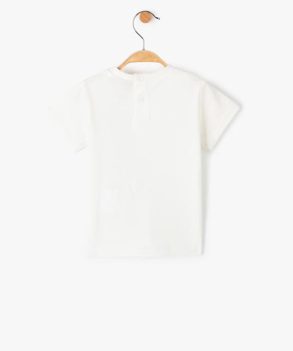 Tee-shirt bébé garçon à manches courtes imprimé héros d'enfance vue3 - GEMO(BEBE DEBT) - GEMO