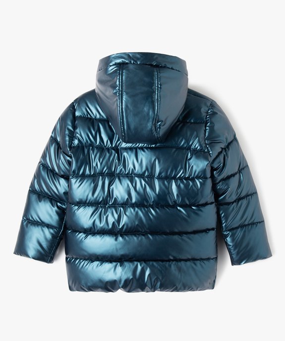 Parka matelassée à capuche fille vue4 - GEMO 4G FILLE - GEMO