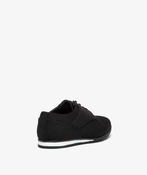 Derby garçon en toile à lacets vue4 - GEMO (ENFANT) - GEMO