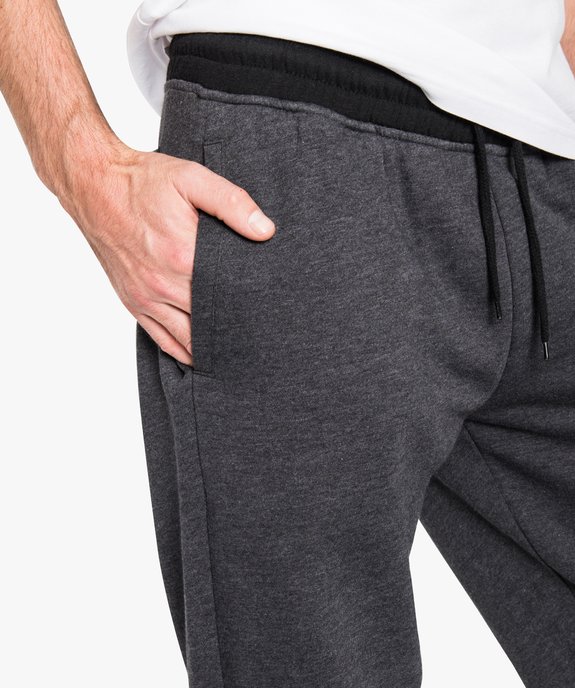 Pantalon de jogging molletonné vue2 - GEMO (HOMME) - GEMO