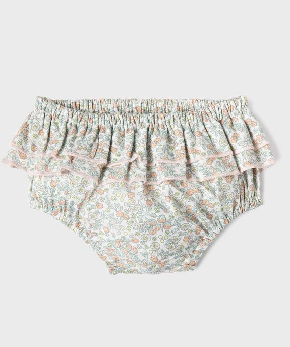 Ensemble 2 pièces robe + bloomer + bandeau bébé fille - LuluCastagnette vue4 - LULUCASTAGNETTE - GEMO