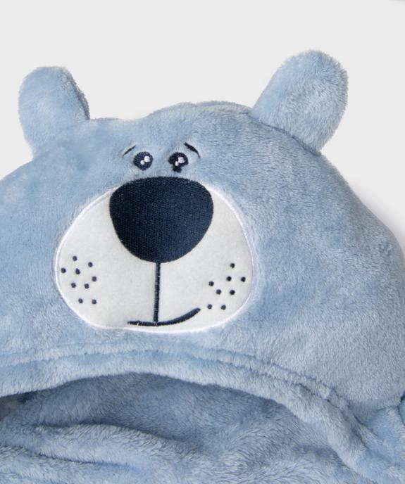 Plaid à capuche en maille douillette enfant - GEMO (ACCESS) Plaid à capuche en maille douillette enfant vue2 - GEMO (ACCESS) - GEMO