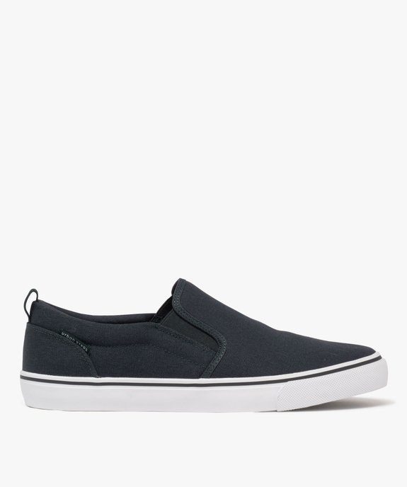 Baskets en toile à enfiler style slippers homme - Urban Steps vue2 - URBAN STEPS - GEMO