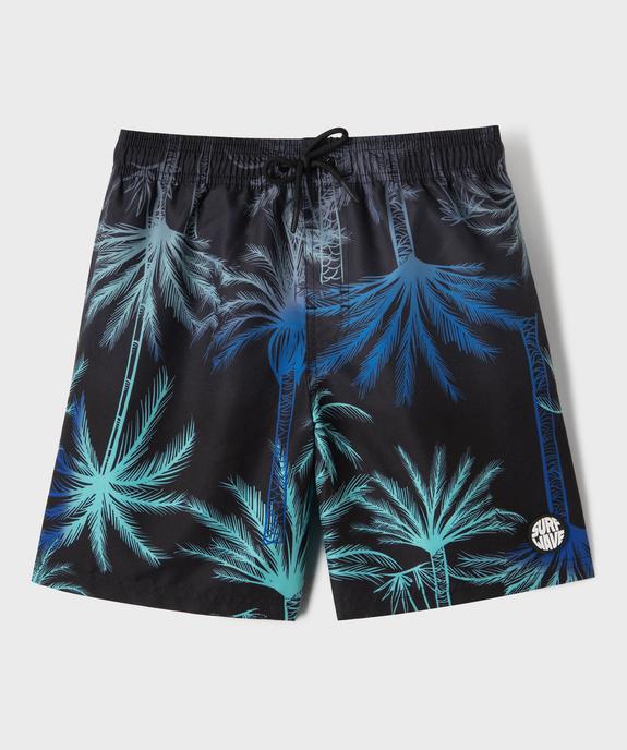 Short de surf imprimé palmiers garçon vue1 - GEMO 4G GARCON - GEMO