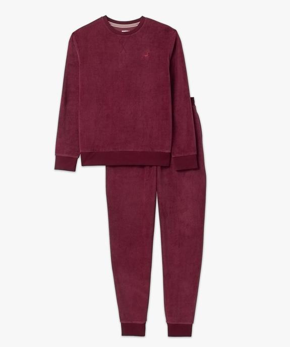 Pyjama en velours 2 pièces homme vue4 - GEMO(HOMWR HOM) - GEMO