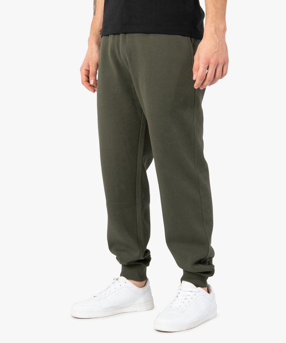 Pantalon de jogging molletonné homme vue1 - GEMO 4G HOMME - GEMO