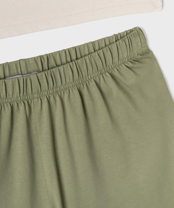 Pyjashort bicolore avec motif surf garçon vue3 - GEMO 4G GARCON - GEMO