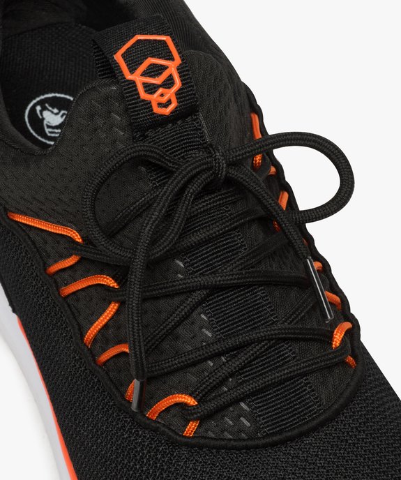 Baskets homme façon socquettes en mesh à lacets vue6 - GEMO (SPORTSWR) - GEMO