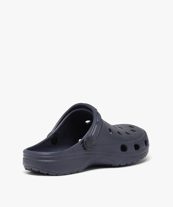 Sabots souples homme dessus uni perforé vue4 - GEMO (PLAGE) - GEMO